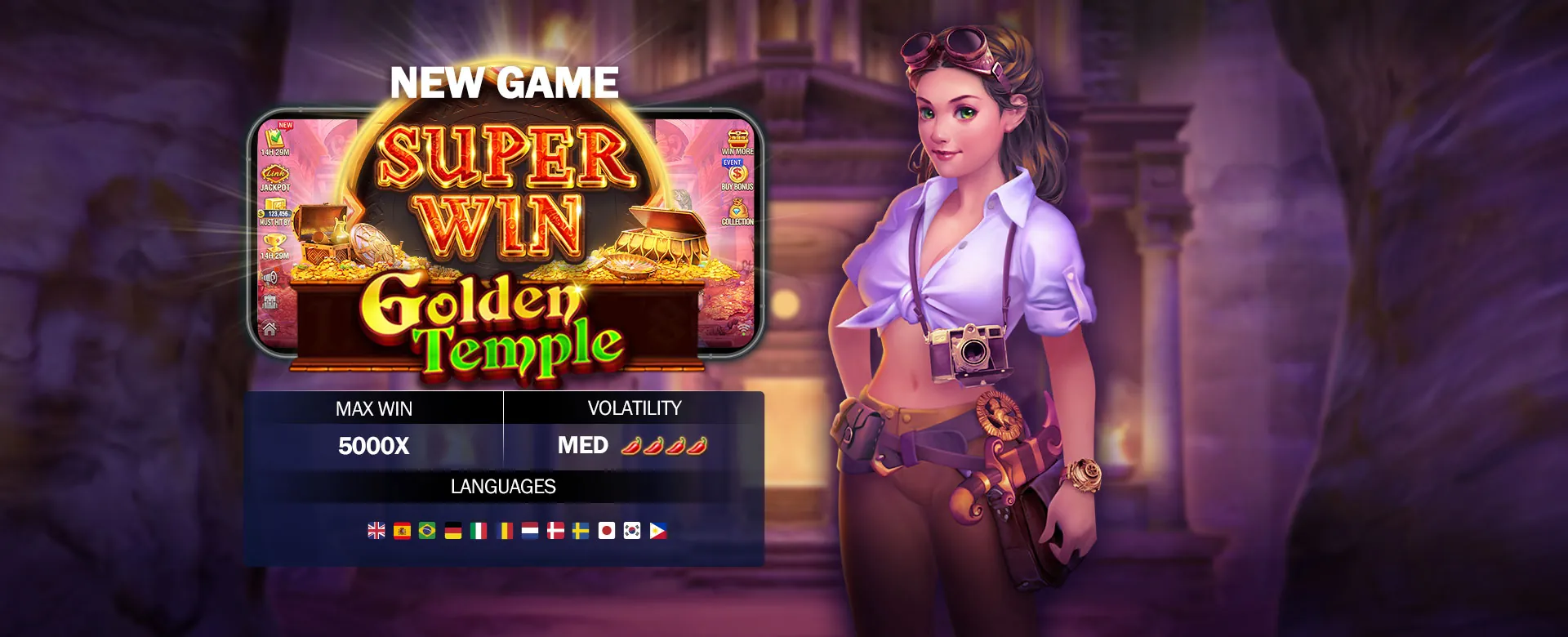 PHPLAY secure gaming platform with lock icon